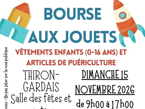THIRON-GARDAIS - Bourse aux jouets