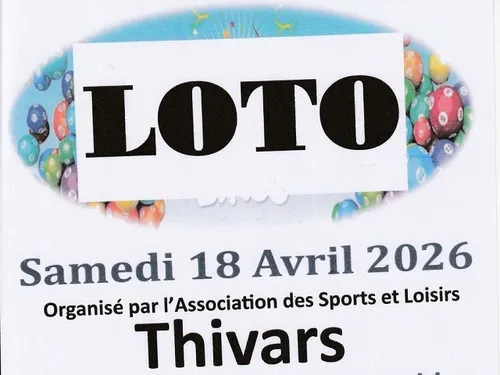 THIVARS - Loto de l'Association des Sports et Loisirs