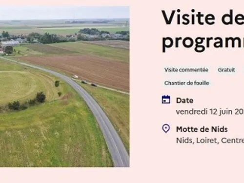 TOURNOISIS (45) - Visite des fouilles à la Motte de Nids
