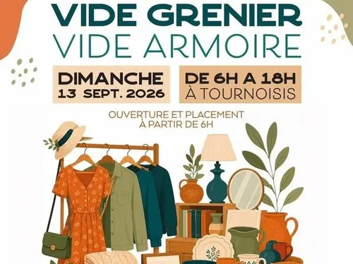 TOURNOISIS (45) - Vide-greniers et vide-armoires du comité des fêtes