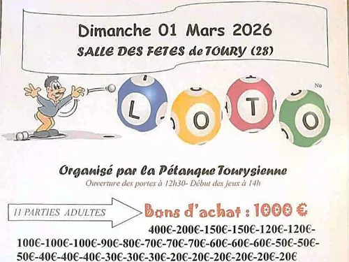 TOURY - Loto de l'Amicale de la Pétanque Tourysienne