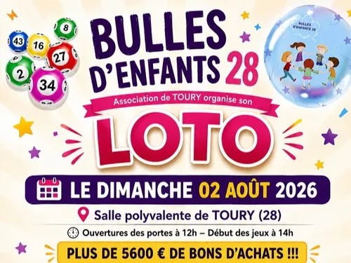 TOURY - Loto de Bulles d'Enfants 28