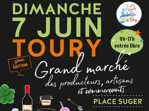 TOURY - Grand marché des producteurs, artisans et commerçants