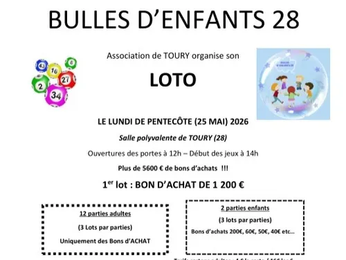 TOURY - Loto de Bulles d'enfants 28