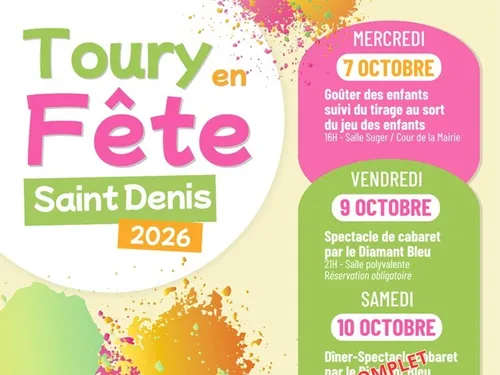 TOURY - Saint-Denis : marché, salon, Vide-greniers