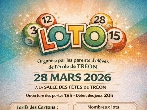 TRÉON - Loto des parents d'élèves de l'école