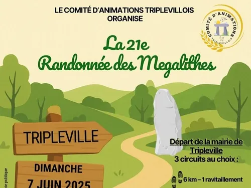 TRIPLEVILLE (41) - Randonnée des Mégalithes