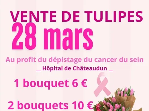 BONNEVAL / BROU / CHATEAUDUN / CLOYES - Vente de tulipes du Lions Club