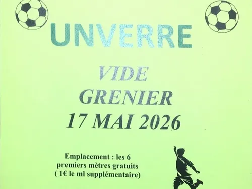UNVERRE - Vide-greniers du club de football