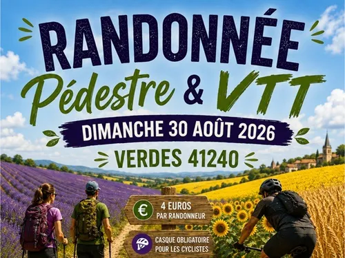 VERDES (41) - Randonnée pédestre et VTT