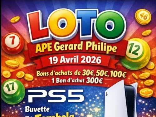 VERNOUILLET - Loto de l'APE Gérard Philipe