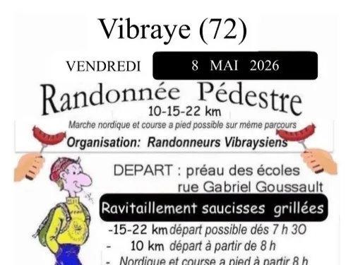VIBRAYE (72) - Randonnée pédestre des Randonneurs Vibraysien