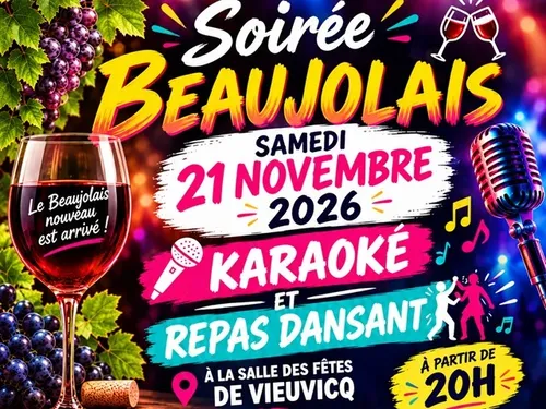 VIEUVICQ - Soirée beaujolais de la Dynamique Vieuvicquoise
