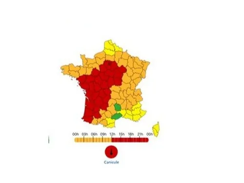 L'Eure-et-Loir et toute la région Centre en vigilance Rouge canicule