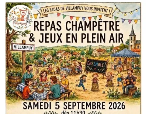 VILLAMPUY - Repas champêtre et jeux en plein air