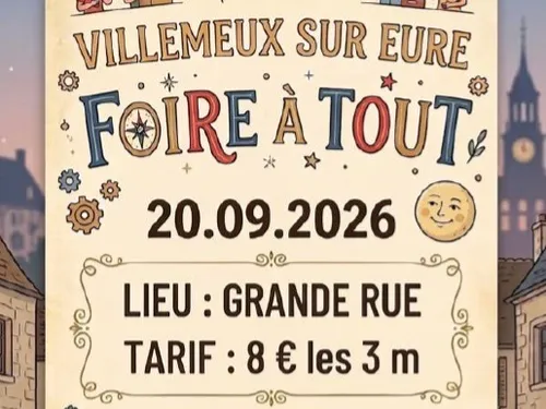 VILLEMEUX-SUR-EURE - Foire à tout
