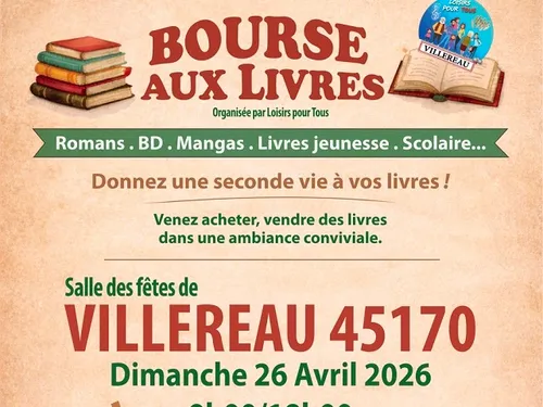 VILLEREAU (45) - Bourse aux livres