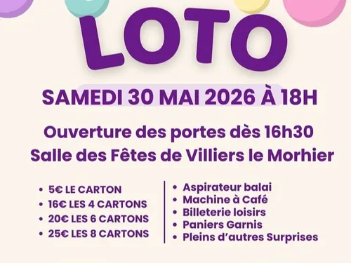 VILLIERS-LE-MORHIER - Loto de l'APE