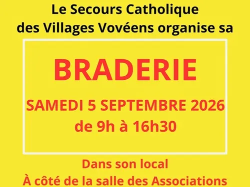 VOVES - Braderie du Secours Catholique