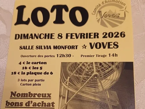 VOVES - Loto du comité d'animation