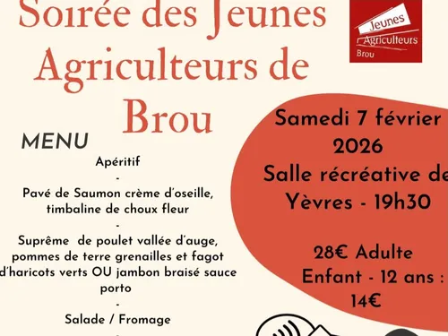 YÈVRES - Dîner dansant des Jeunes Agriculteurs de Brou