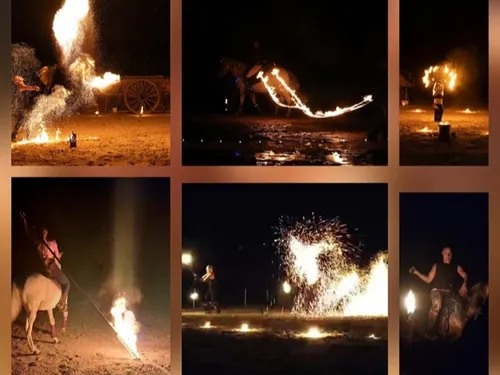 YÈVRES - Spectacle équestre son, feu et lumière des Chevauchée du...