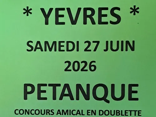 YÈVRES - Concours de pétanque