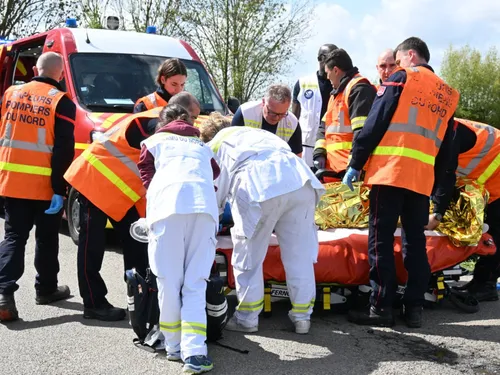 Un cycliste gravement blessé dans le Nord
