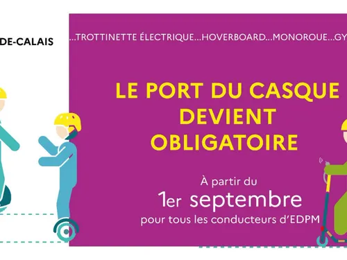 Le port du casque bientôt obligatoire dans le Nord et le Pas de...