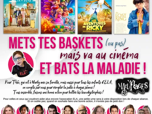 Marlymages : une semaine de cinéma spéciale en partenariat avec ELA