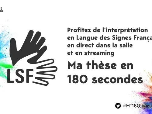 Ma thèse en 180 secondes : la finale sera organisée dans...