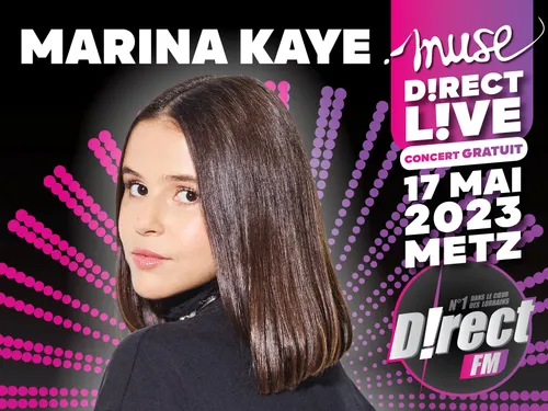 Muse Direct L!VE : Marina Kaye rejoint le concert événement 