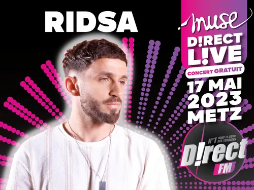 RIDSA : Le nouvel artiste présent sur la scène du Muse D!RECT LIVE