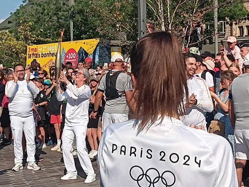 Passage de la Flamme Olympique à Metz : les sportifs en préparation