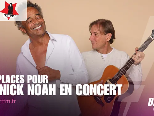 À GAGNER : VOS PLACES POUR YANNICK NOAH 