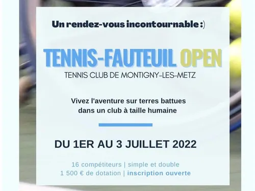 Sport. Le Tennis-Fauteuil Open de Montigny-lès-Metz c’est ce...
