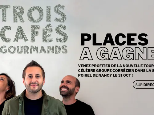 « 3 Cafés Gourmands » : gagnez vos places grâce à D!RECT FM