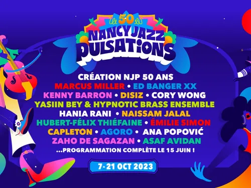50 ans du NJP : les premiers artistes de cette édition 2023