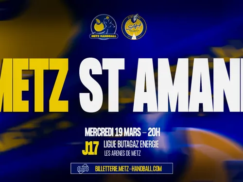 Sport : Vos places pour Metz Handball - Saint-Amand