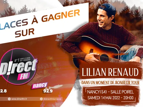 Lilian Renaud le 14 mai à la salle Poirel de Nancy