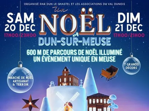 Noël : un parcours illuminé à Dun-sur-Meuse