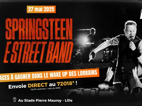 Concert : vos places pour aller voir Bruce Springsteen à Lille