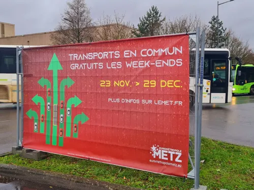 Metz : Encore deux week-ends pour profiter des transports en...