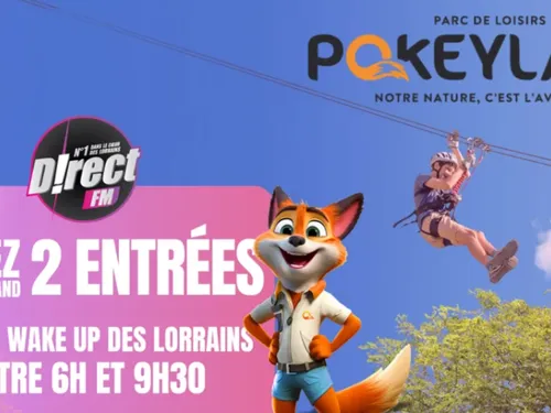 À GAGNER CETTE SEMAINE DANS LE WAKE UP DES LORRAINS : VOS ENTRÉES À...
