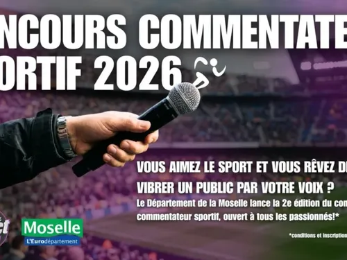 Moselle : Devenez commentateur sportif grâce à un concours 