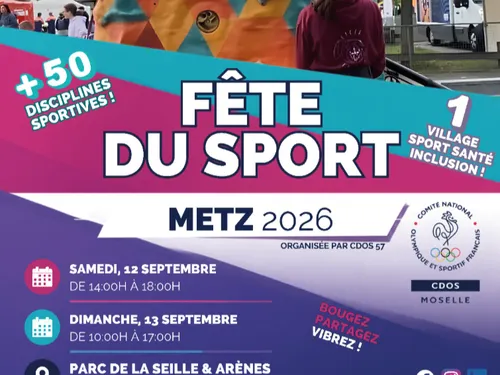 La Fête du sport fait son retour à Metz au mois de septembre