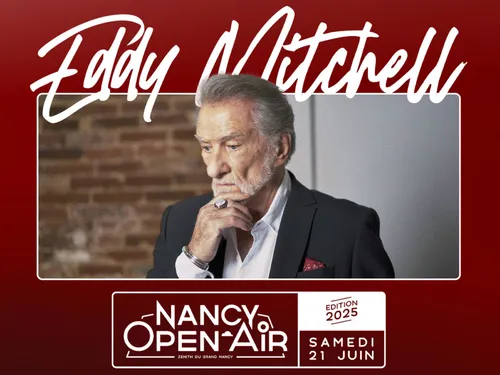 Nancy Open Air 2025 : Eddy Mitchell sera sur scène le 21 juin !