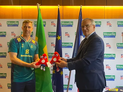 La Moselle accueille la délégation brésilienne de Volley U21