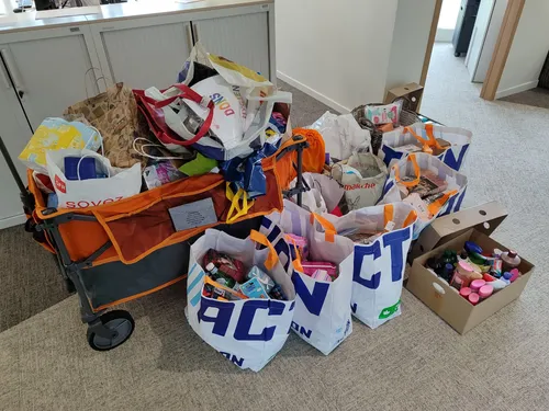 2.000 produits d’hygiènes collectés dans le Grand-Est ! 