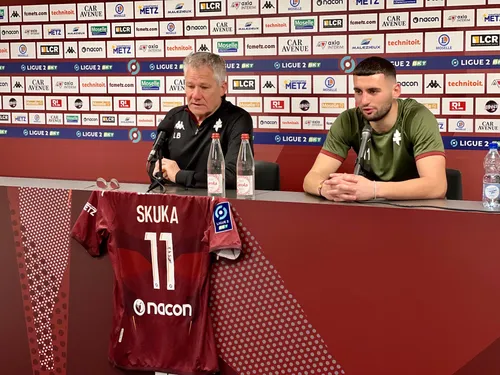  Xhuliano Skuka, nouvelle recrue du FC Metz a livré ses premiers...
